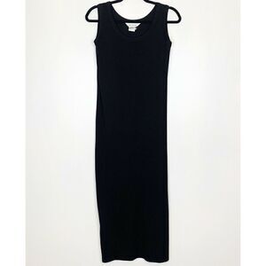 Exclusively Misook Maxi Dress Black Sleeveless S